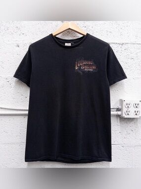 Black Leesburg Bikefest Graphic Tee - Unbranded